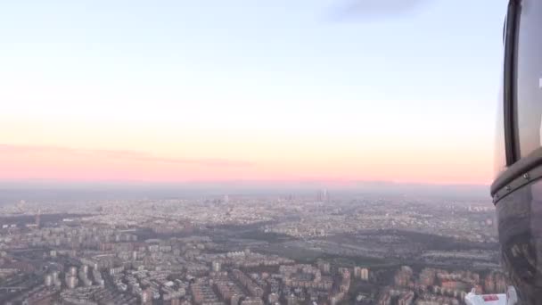 Imagen Ciudad Madrid Desde Helicóptero — Vídeo de stock