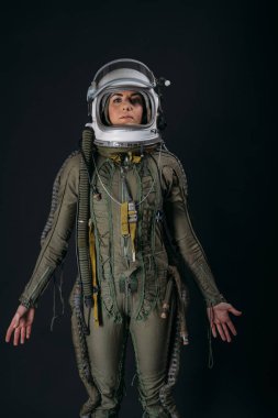 Genç astronotum kadın kask Studio ile