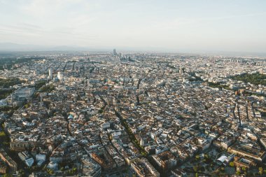 Cityscape manzarası görünümü Madrid