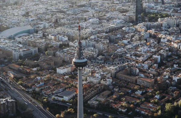 Cityscape manzarası görünümü Madrid