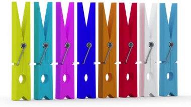 4k çözünürlüklü çok renkli broş 3D ve bilgisayar canlandırma videosu.