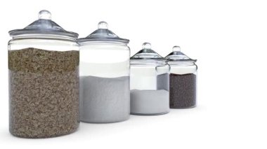 Kahve ve şeker kavanozu