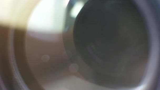 Focus lens voor digitale spiegelreflexcamera — Stockvideo