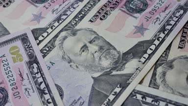 Amerika Birleşik Devletleri elli dolar faturaları ile portre 18 ABD Başkanı Ulysses S. Grant para banknot üzerinde