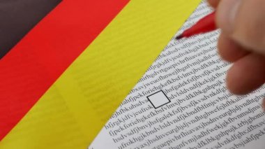 Almanya'da kağıt oy oy