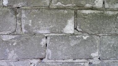 Gri çimento tuğla duvar için arka plan dokusu