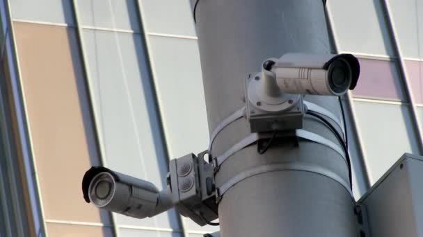 Sistema de CCTV multi-ângulo — Vídeo de Stock
