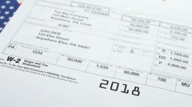 W-2 vergi formu ve vergi beyanı