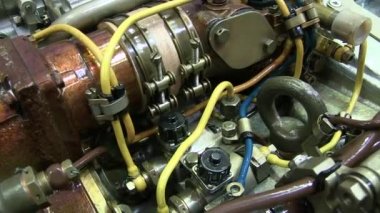 Modern güçlü kamyon motoru