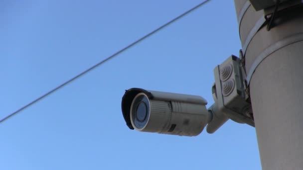 Multi hoek Cctv systeem — Stockvideo