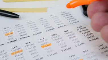 Marker Kalemli Ev Bütçe Planlama Sayfası