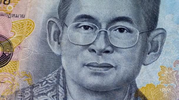 Tayland Baht veya THB resmi para birimi — Stok video