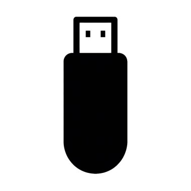 usb flash diski beyaz arkaplanda izole edildi.