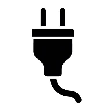 Electric Plug  Flat Icon Perfect for Web, Mobile, App, UI Design, and Graphic Design.