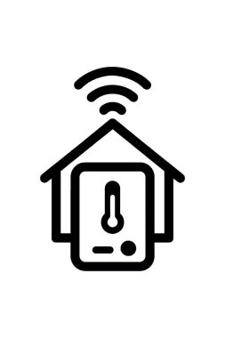 smart home icon, vector illustration