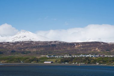 Akureyri city North Iceland'deki / daki üzerinde göster