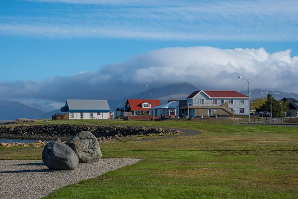 Město Hofn Hornafjordur Jihovýchodě Islandu — Stock fotografie