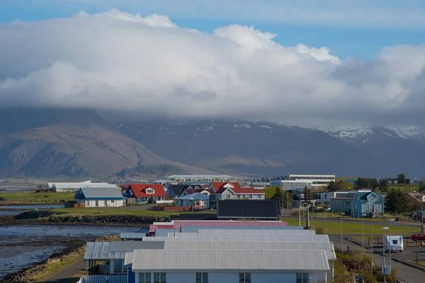 冰岛东南部 Hornafjordur 赫本镇 — 图库照片