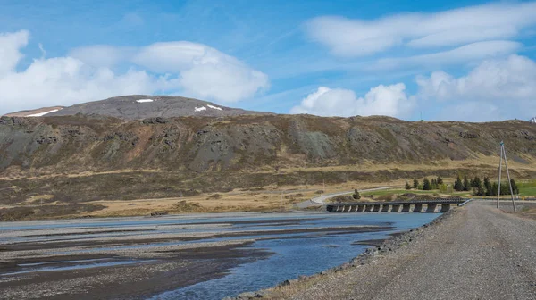 Stafafellsfjoll dağlar Doğu İzlanda bir bahar gününde
