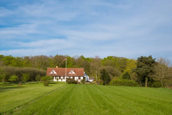 Old Farmhouse Danish Countryside Summer — Stock Photo, Image