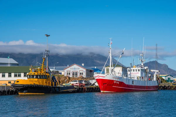 Hornafjordur Iceland August 2018 Pilot Vessel Bjorn Lods Fishing Boat Royalty Free Stock Images