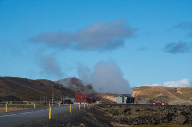Kuzey İzlanda 'da buhar santrali Krafla