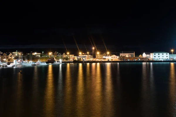 Portu Miasta Höfn Hornafjordur Islandii — Zdjęcie stockowe