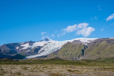Falljokull Güney İzlanda doğada lacier