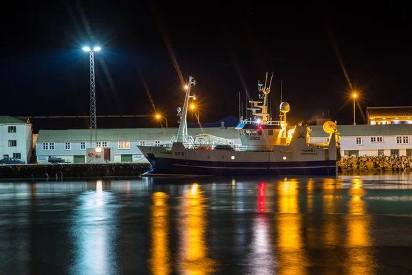 Осафьорд Исландия Сентября 2018 Рыболовное Судно Hvanney Порту Хофн Исландии — стоковое фото