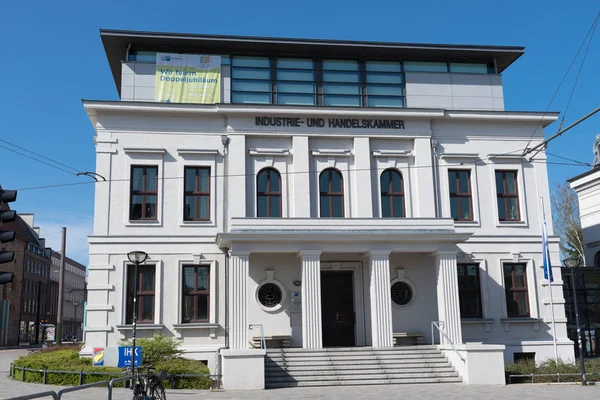 Rostock Alemania Abril 2018 Edificio Antiguo Centro Rostock — Foto de Stock