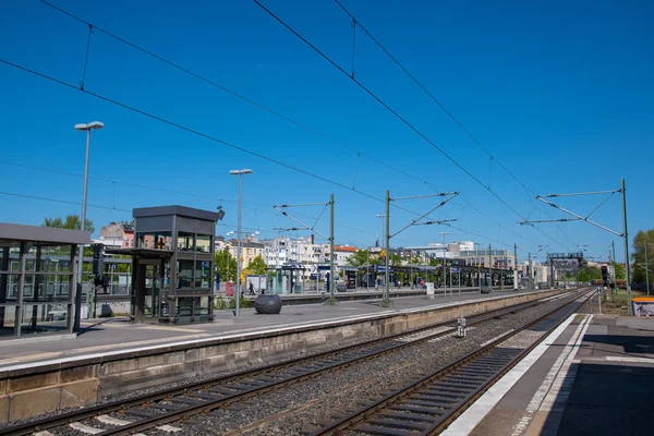 베를린 샤를로텐부르크 역 (기차) — 스톡 사진