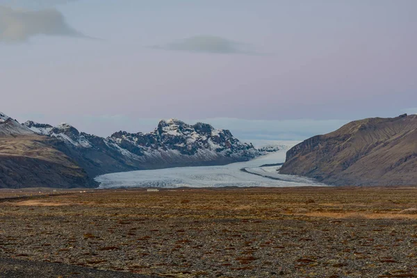 Ледник Скафтафеллсйокулл на юге Исландии — стоковое фото