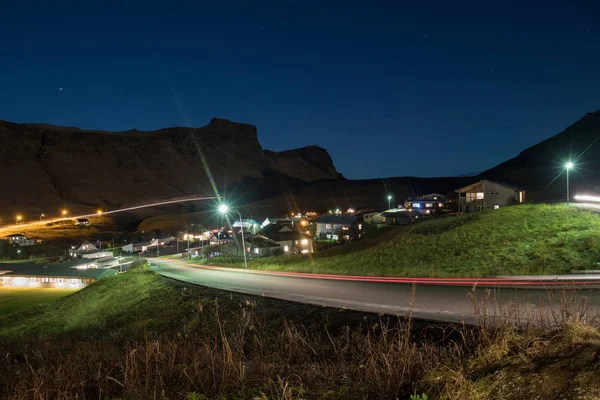 Widok na miasto VIK na Islandii — Zdjęcie stockowe