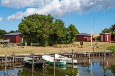 Danimarka 'da Bogo adasında skaninge bro Limanı