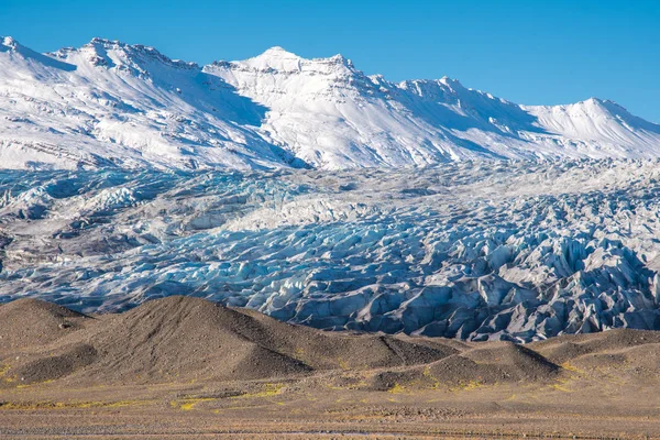 Flaajokull-Gletscher, ein Teil des Vatnajokull-Nationalparks — Stockfoto