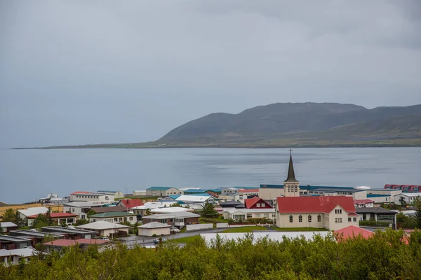 Vue Sur Ville Grundafjordur Dans Péninsule Snaefellsnes Dans Ouest Islande — Photo