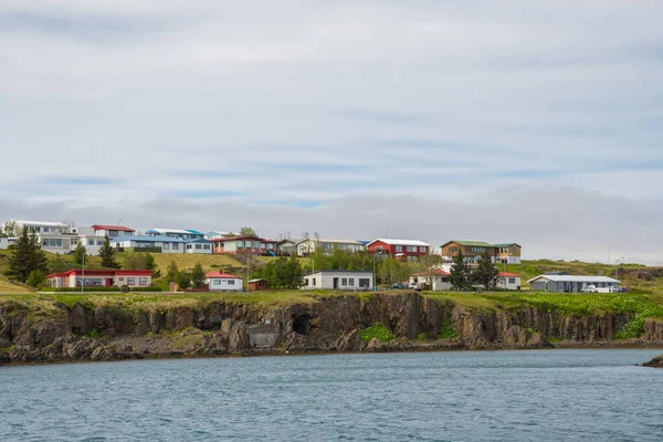 Staden Vopnafjordur Norra Island — Stockfoto