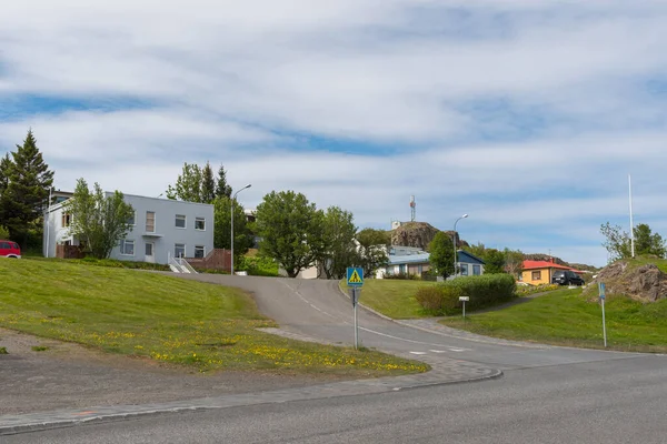 Stad Vopnafjordur Noord Ijsland — Stockfoto