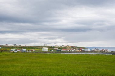 Kuzey İzlanda 'daki Blonduos Kasabası