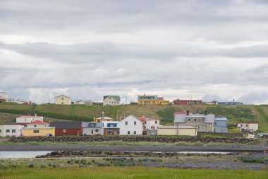 Kuzey İzlanda 'daki Blonduos Kasabası