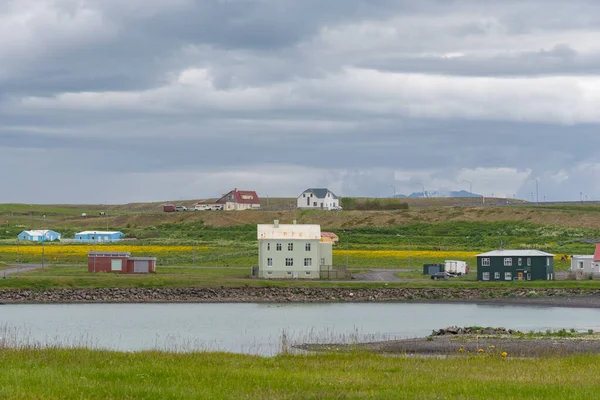 Staden Blonduos Norra Island — Stockfoto