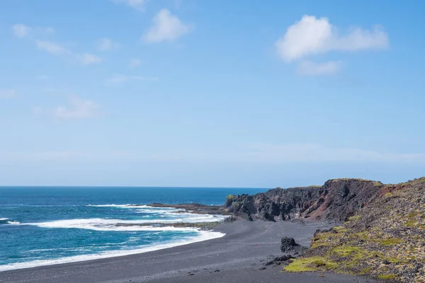 Strand Von Djupalonssandur Auf Der Halbinsel Snaefellsnes Westen Islands — Stockfoto