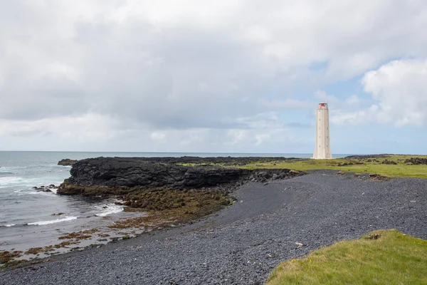 Faro Malarrif Sulla Penisola Snaefellsnes Nell Islanda Occidentale — Foto Stock