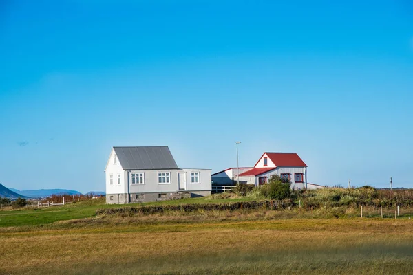 Village Eyrarbakki Sur Côte Sud Islande — Photo