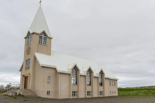 Church Town Thorshofn North Iceland — Stock Photo, Image