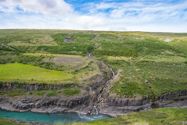 Hermoso Paisaje Del Valle Jokuldalur Islandia — Foto de Stock