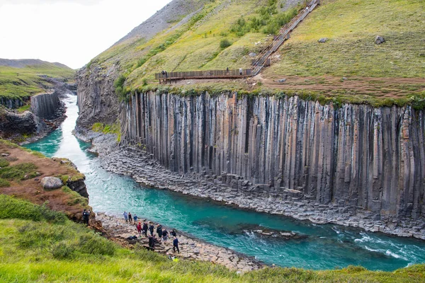 アイスランドのジョクルダール渓谷にある壮大なスタグラジル渓谷 — ストック写真