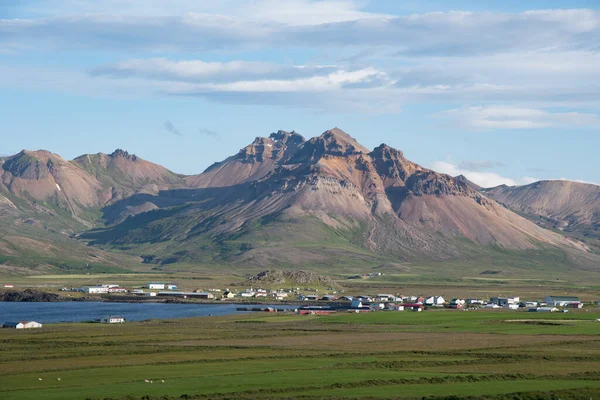 Village Bakkagerdi Dans Fjord Borgarfjordur Eystri Dans Est Islande — Photo