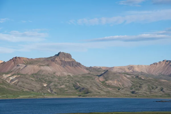 Bela Paisagem Borgarfjordur Eystri Leste Islândia — Fotografia de Stock