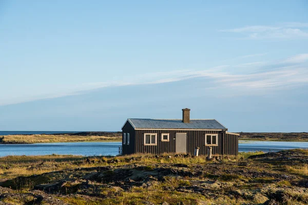 Ancienne Maison Familiale Herdisarvik Sur Péninsule Reykjanes Dans Sud Islande — Photo